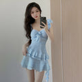 High-End One-Piece Swimsuit Womens Skirt-Style French Elegance