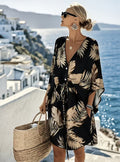Colorful Abstract Multi-pattern Handmade Dress
