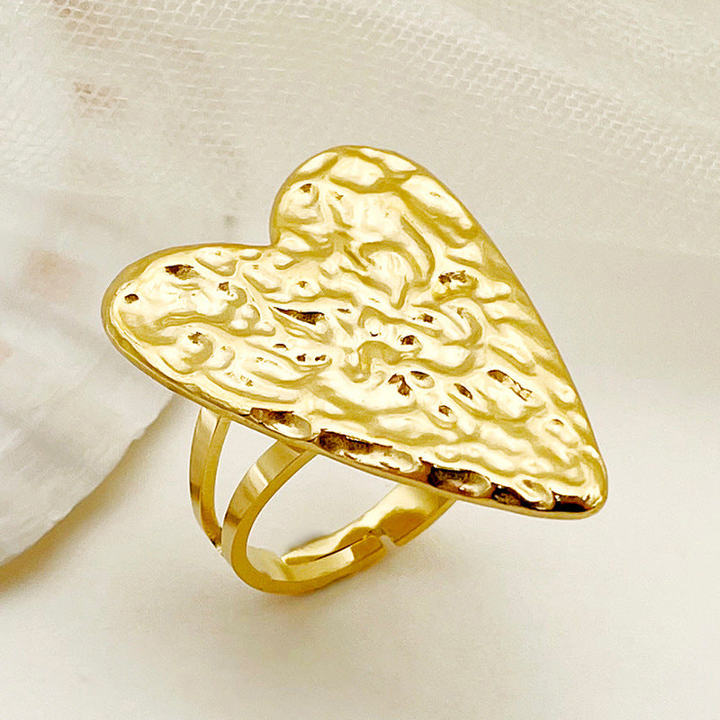 Metal Stainless Steel Electroplated Rings With Various Patterns