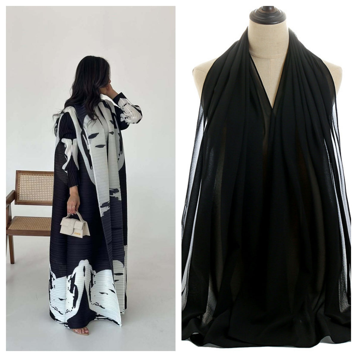 Dubai Abaya Women's Clothing Issey Miyake Pleats Women's Elegant Attire
